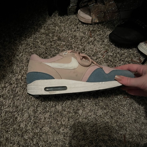 Women's Pink and Blue Sneakers - Picture 4 of 4